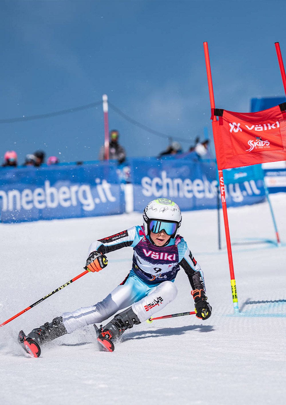 International children's ski race at Monte Cavallo